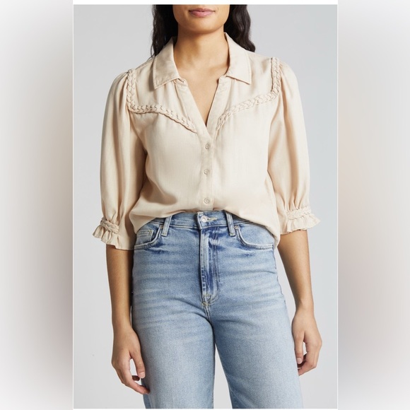 NWOT Wit & Wisdom western button up shirt sz XL - Picture 2 of 4